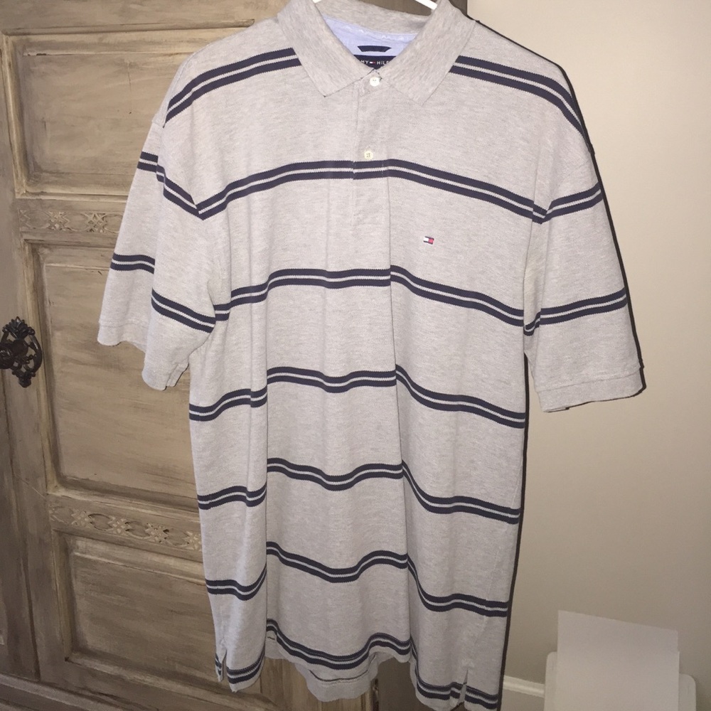Men's Tommy Hilfiger stripped polo