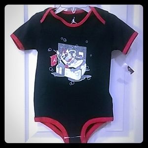 Jordan's boys onesie