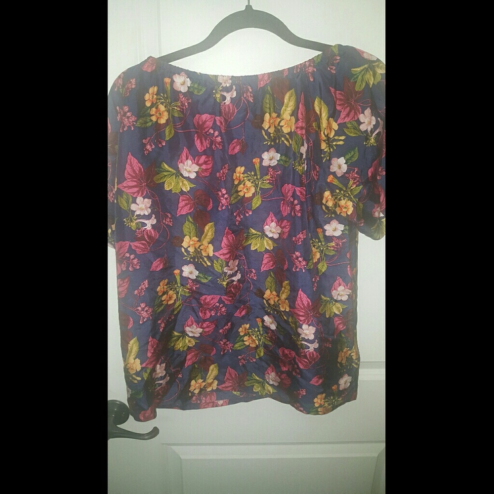 100% silk blouse