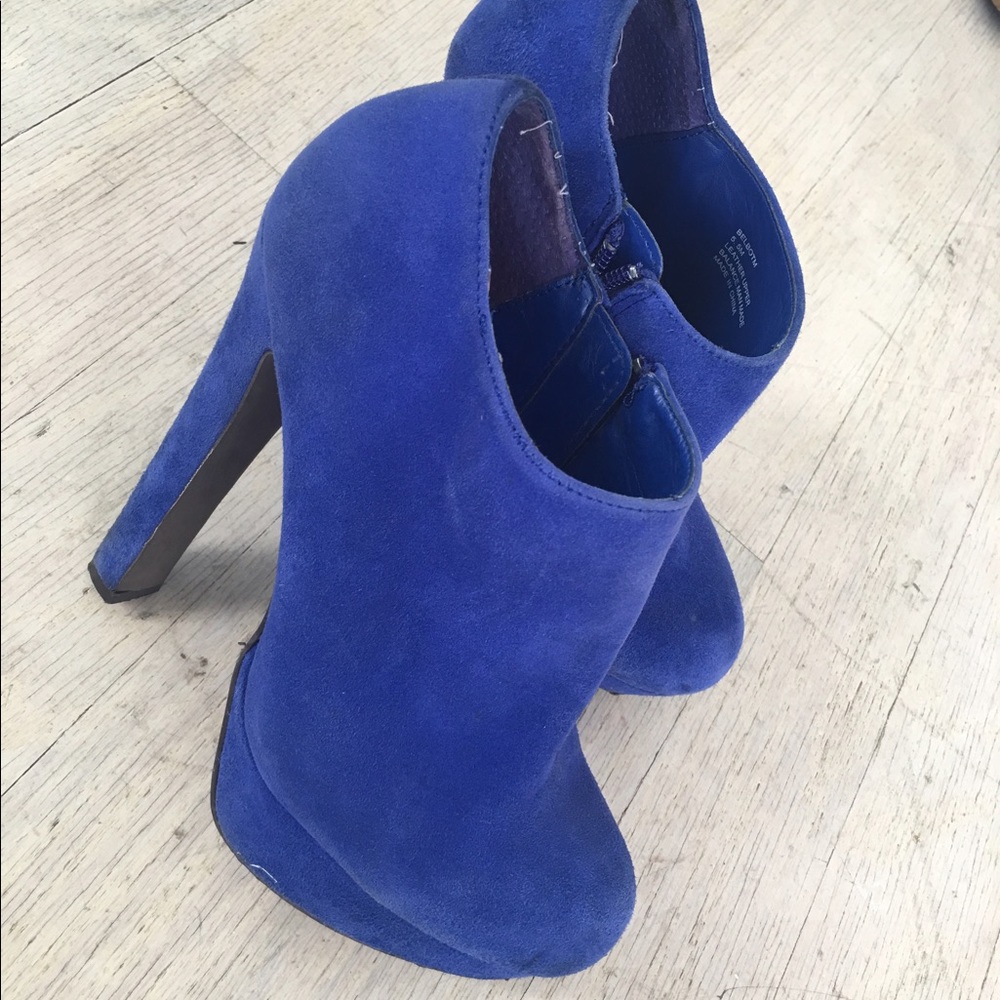 Neon Blue Ankle Heel