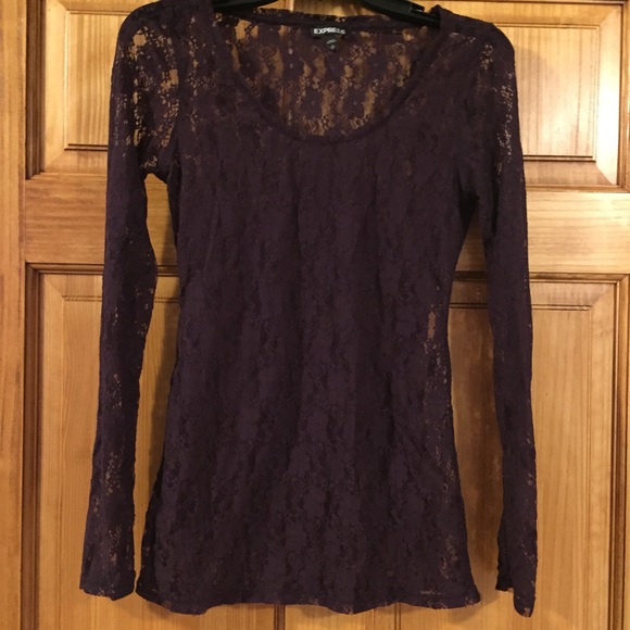 Long sleeve lace top - Picture 1 of 2