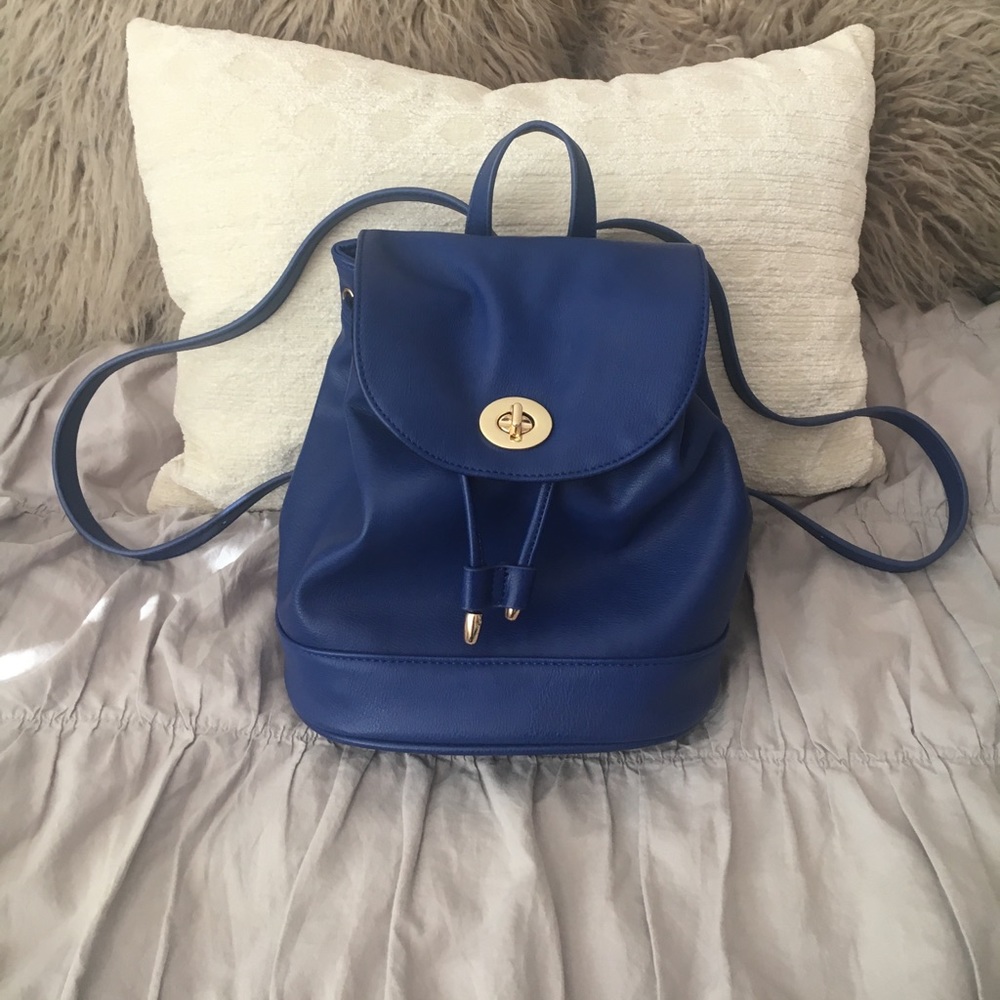 •Royal Blue Mini Backpack•