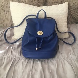 •Royal Blue Mini Backpack•