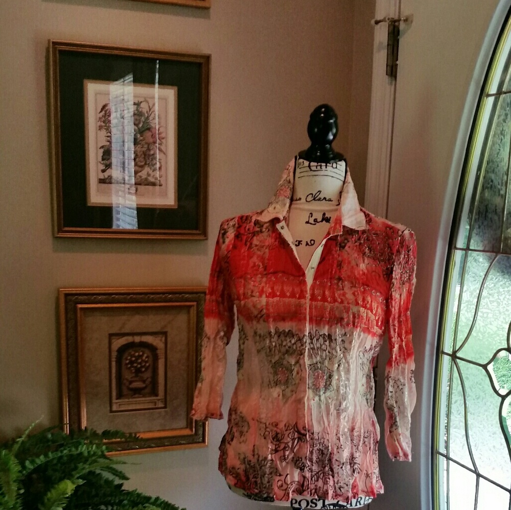 Araz Boho Pattern Shirt-Blouse