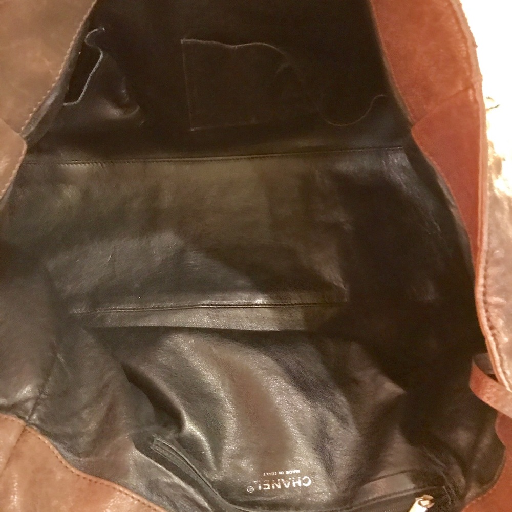CHANEL Stone Brown-Grey Large Bag - Picture 2 of 8