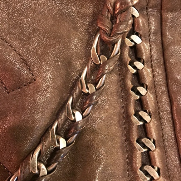 CHANEL Stone Brown-Grey Large Bag - Picture 6 of 8