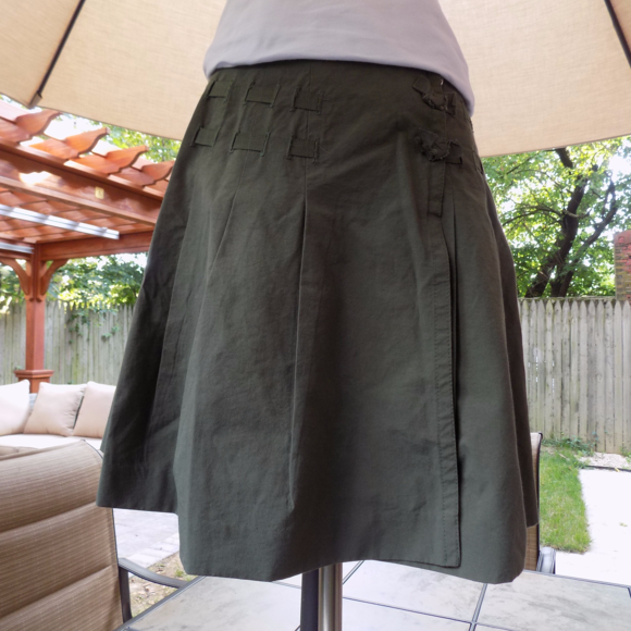 Anthropologie Dresses & Skirts - Anthropologie Odille Pleated A Line Wrap Skirt 4