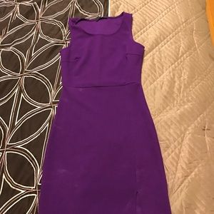 Lulu's Bodycon Midi Purple Dress