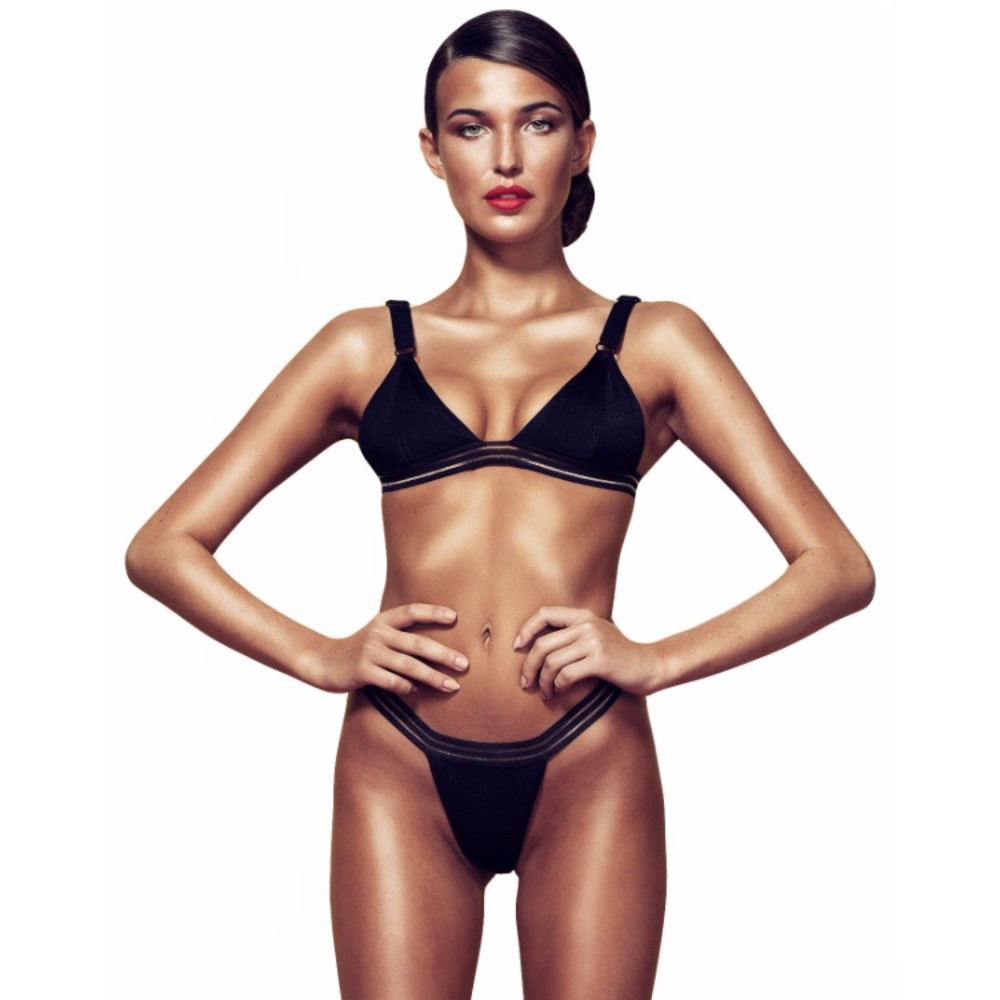 Black Mimi Ferrari Bikini Bottom Mochi Swim
