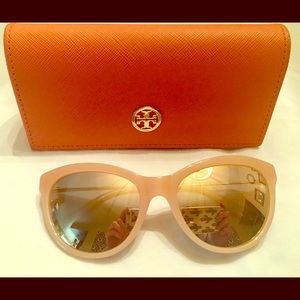 Tory Burch Reflective Lens Sunglasses