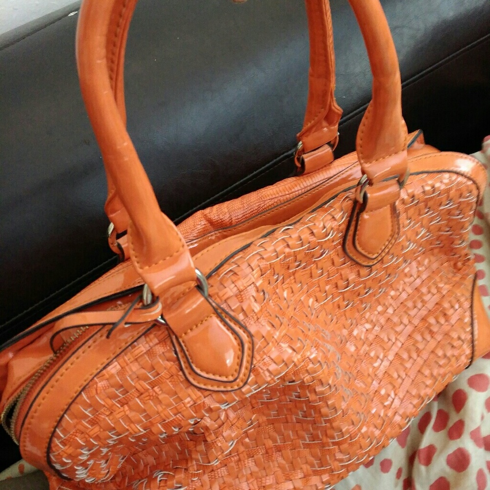 Brand new never used purse orange
