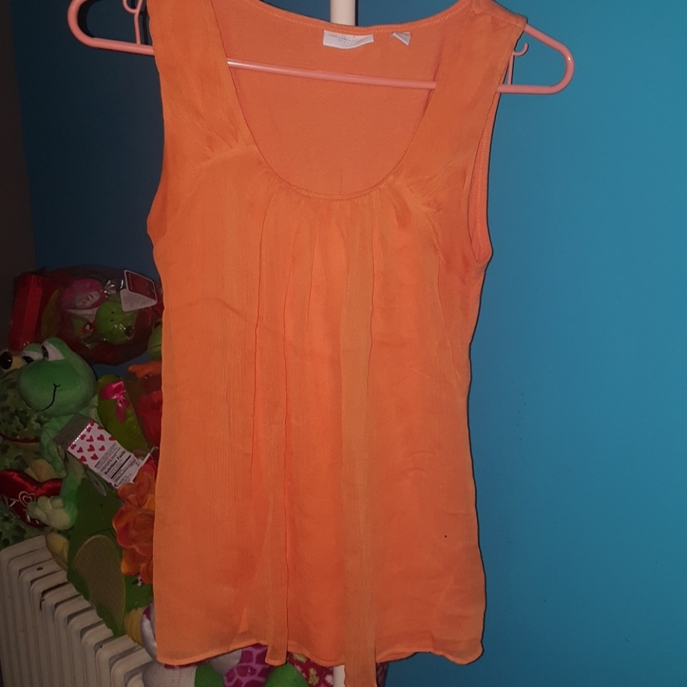 NEW YORK & COMPANY SHEER FRONT TANK