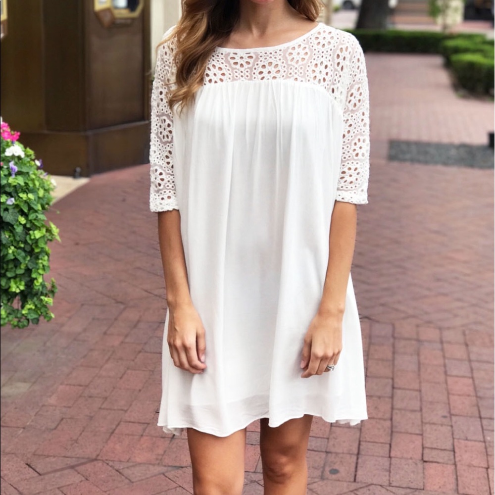 NWT Easel White Dress