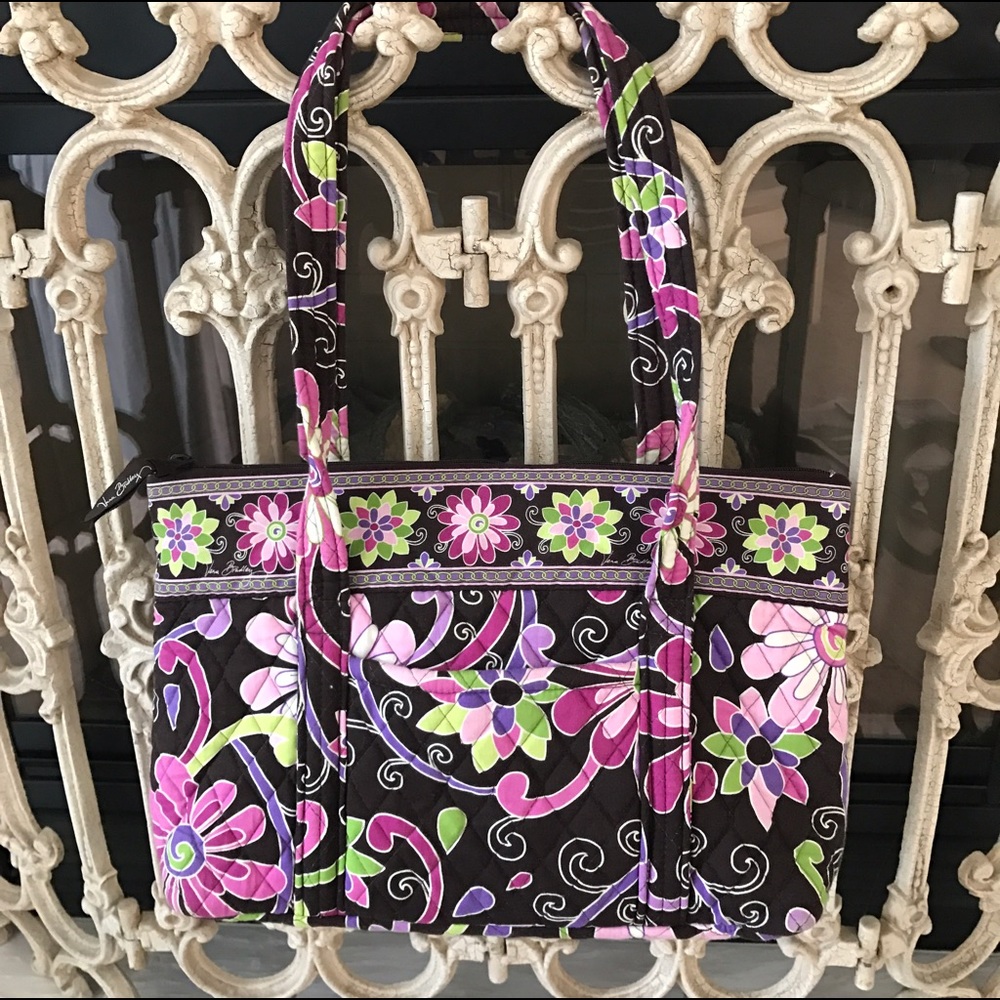 Quilted fabric Vera Bradley purse. Retired print