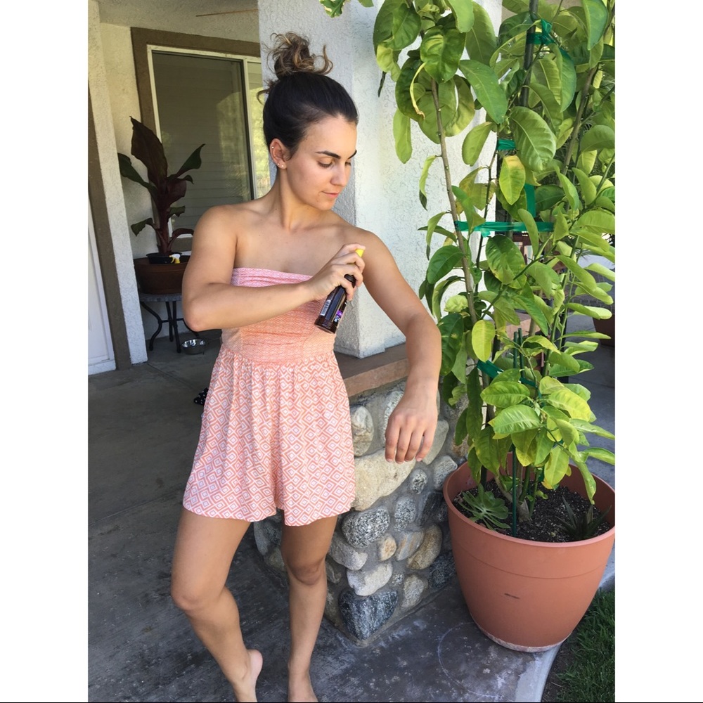 Peach ROXY romper 🍑