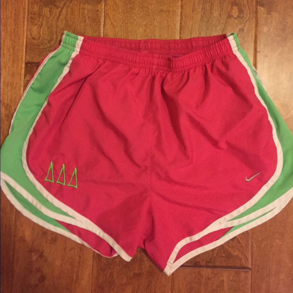 Tri Delta Monogramed Nike Tempo Shorts