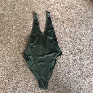 Deep V One Piece Bikini