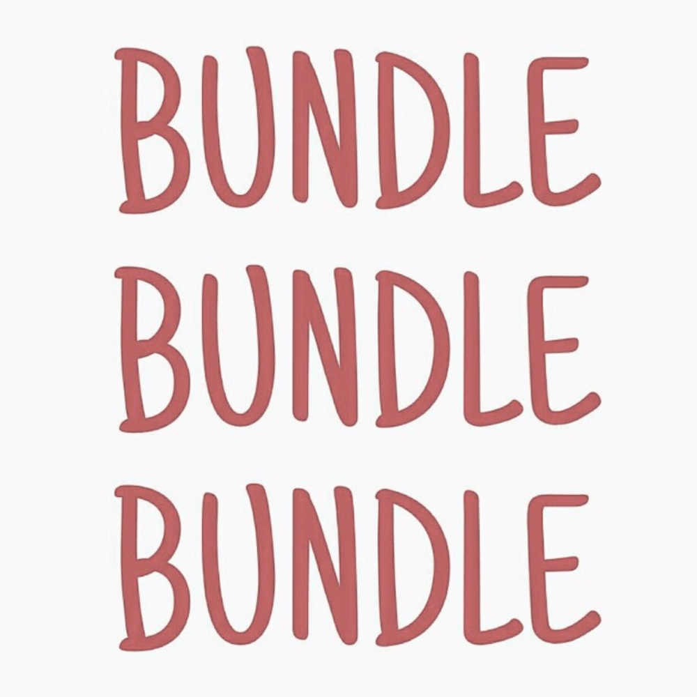 BUNDLE & SAVE. OPEN TO REASONABLE OFFERS!