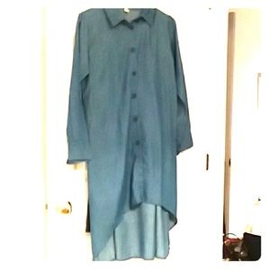 Denim tunic