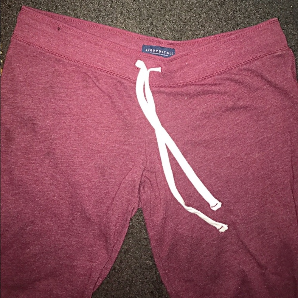 Aeropostale Burgundy Sweats
