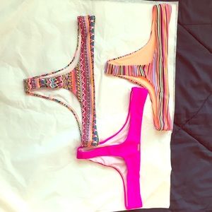 Three cute Victoria Secret Thongs