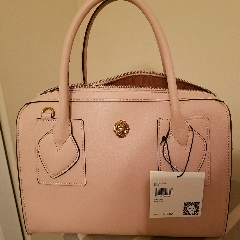 NWT Anne Klein Blush Pink Handbag