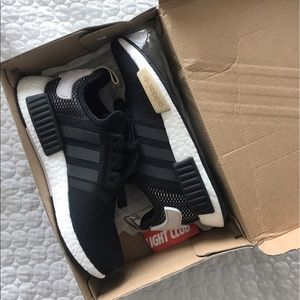 Brand New Adidas NMD R1 - black/sand-White