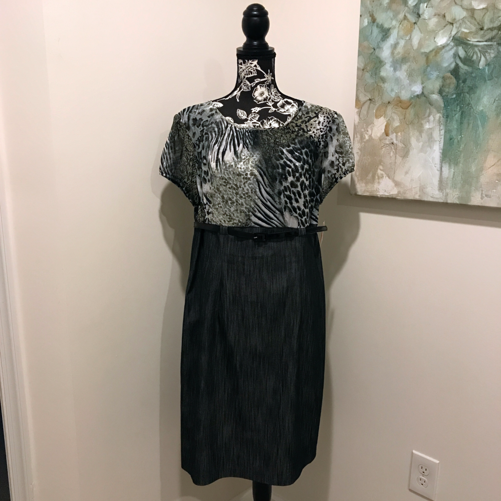 Animal Pattern Print Dress