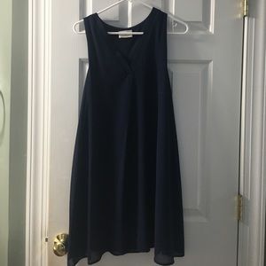 Everly navy blue swing dress
