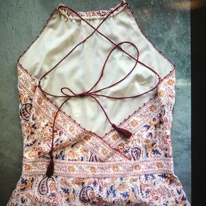 SAYLOR Halter jumper. Worn once.