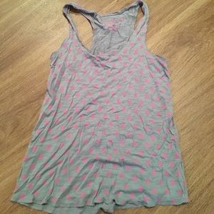 Grey and pink tank