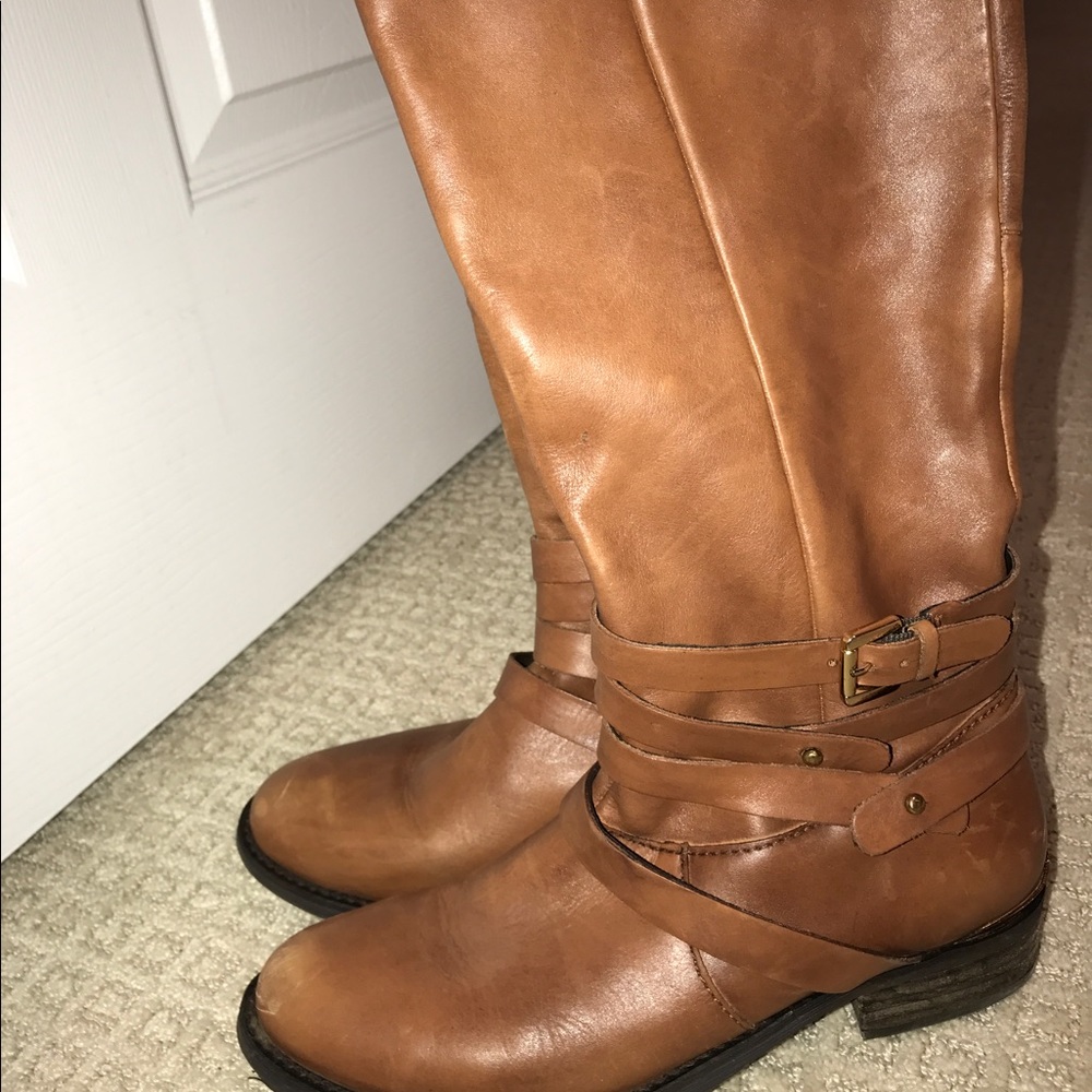 High Light Brown Boots Tall