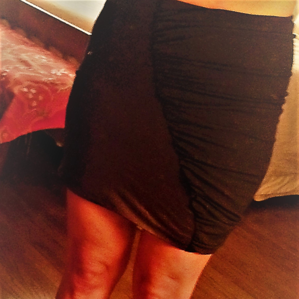 Catherine Malandrino Asymmetrical Skirt w/ Ruching