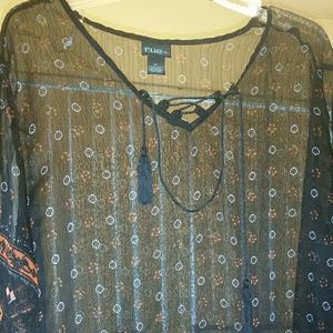 See through overshirt