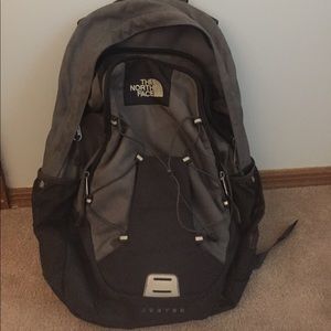 North face grey jester backpack