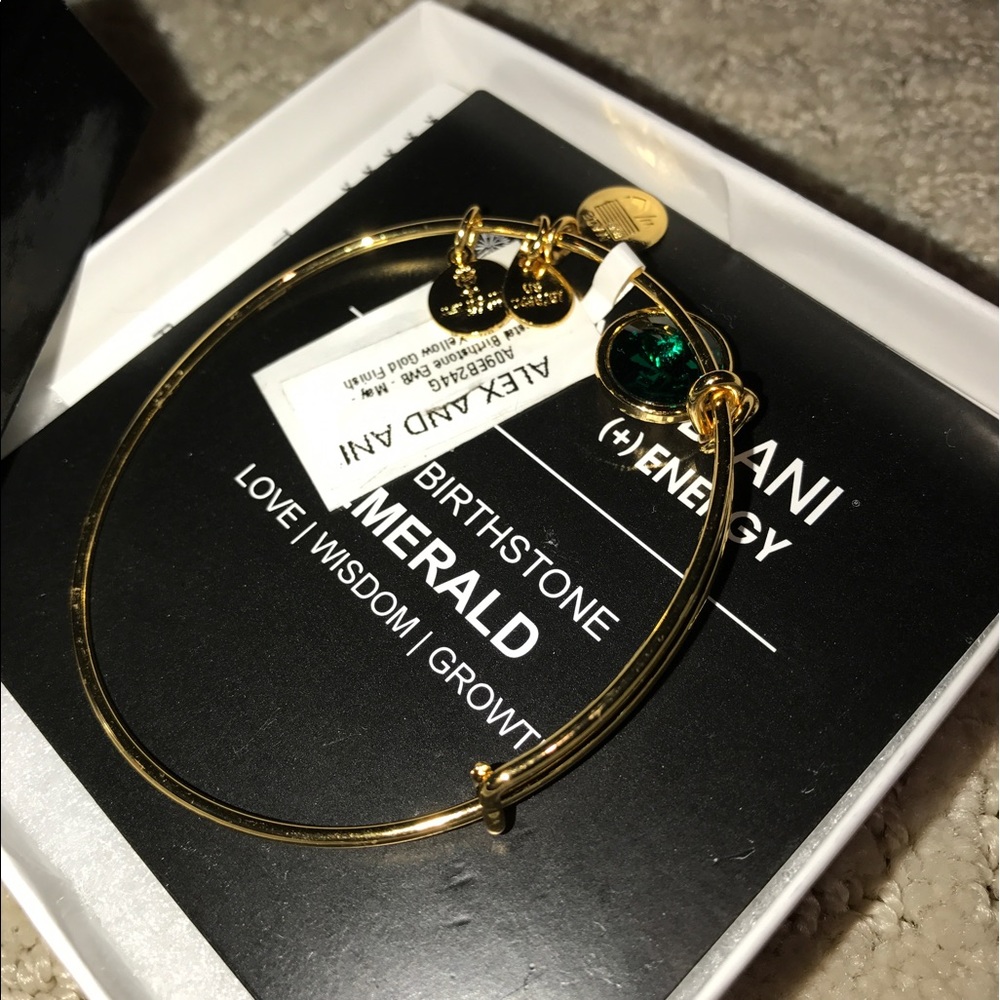 ALEX AND ANI EMERALD BRACELET
