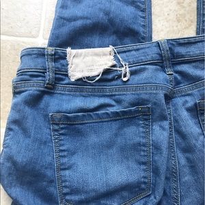 Loft curvy super skinny jeans