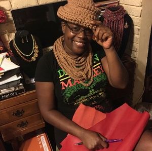 Handcrafted Crotchet Hat & Chain Scarf