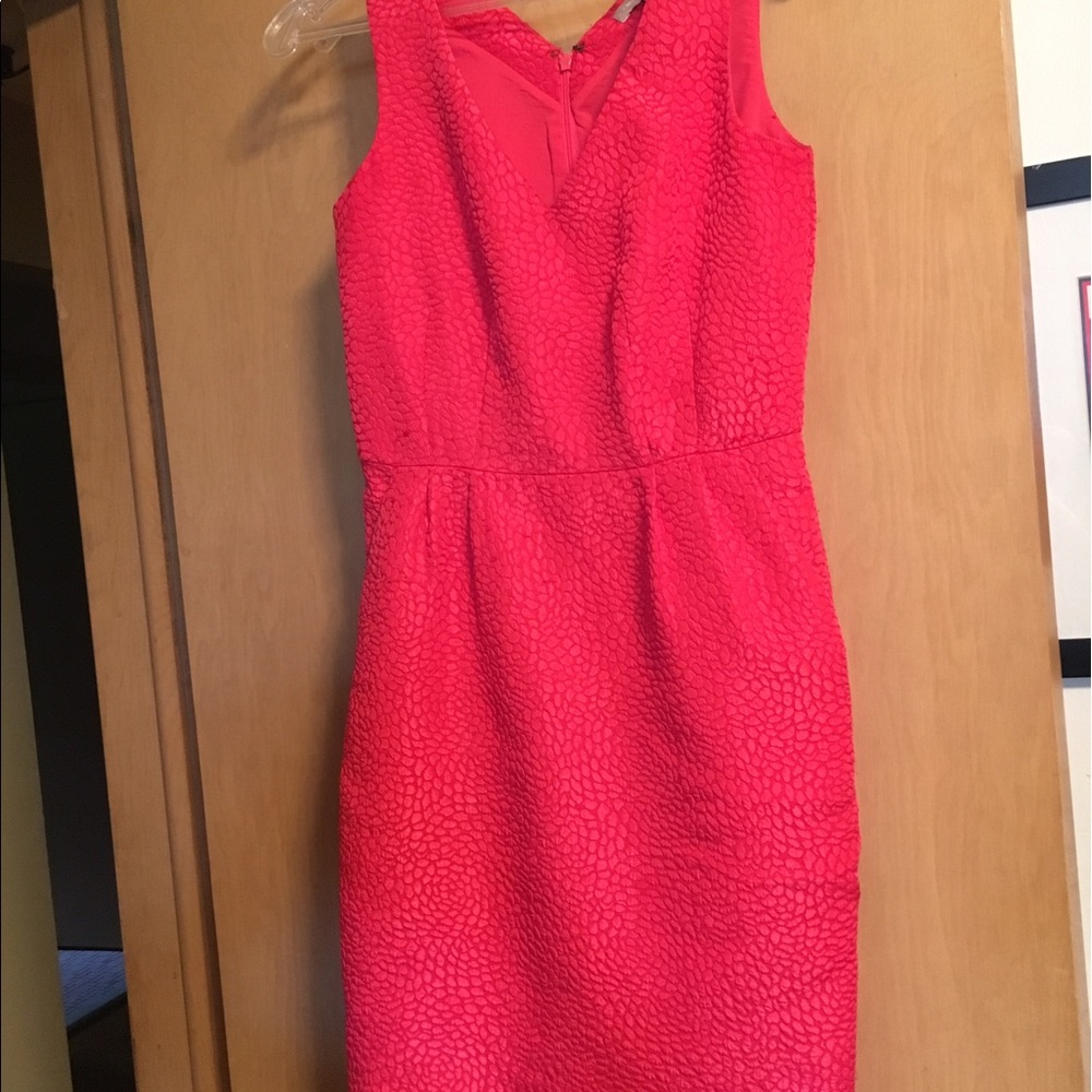 Hot pink cocktail dress