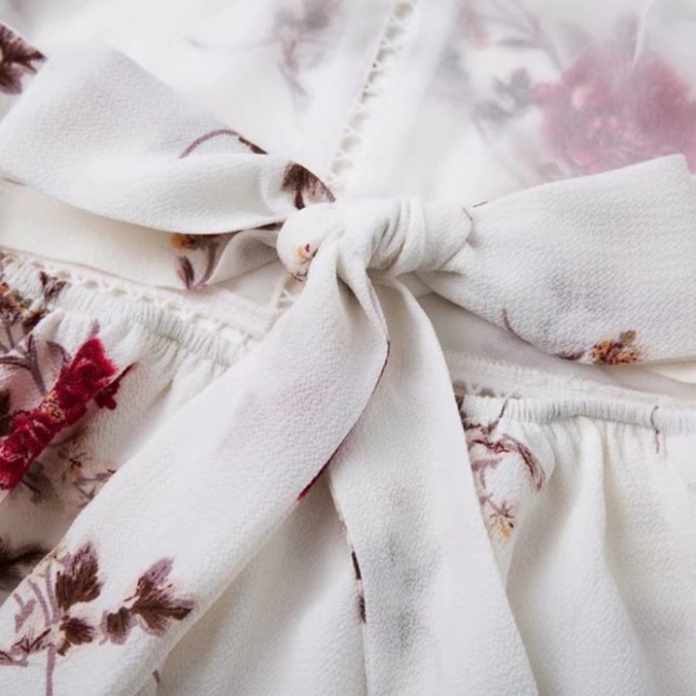 Halter Floral Playsuit - Picture 4 of 4