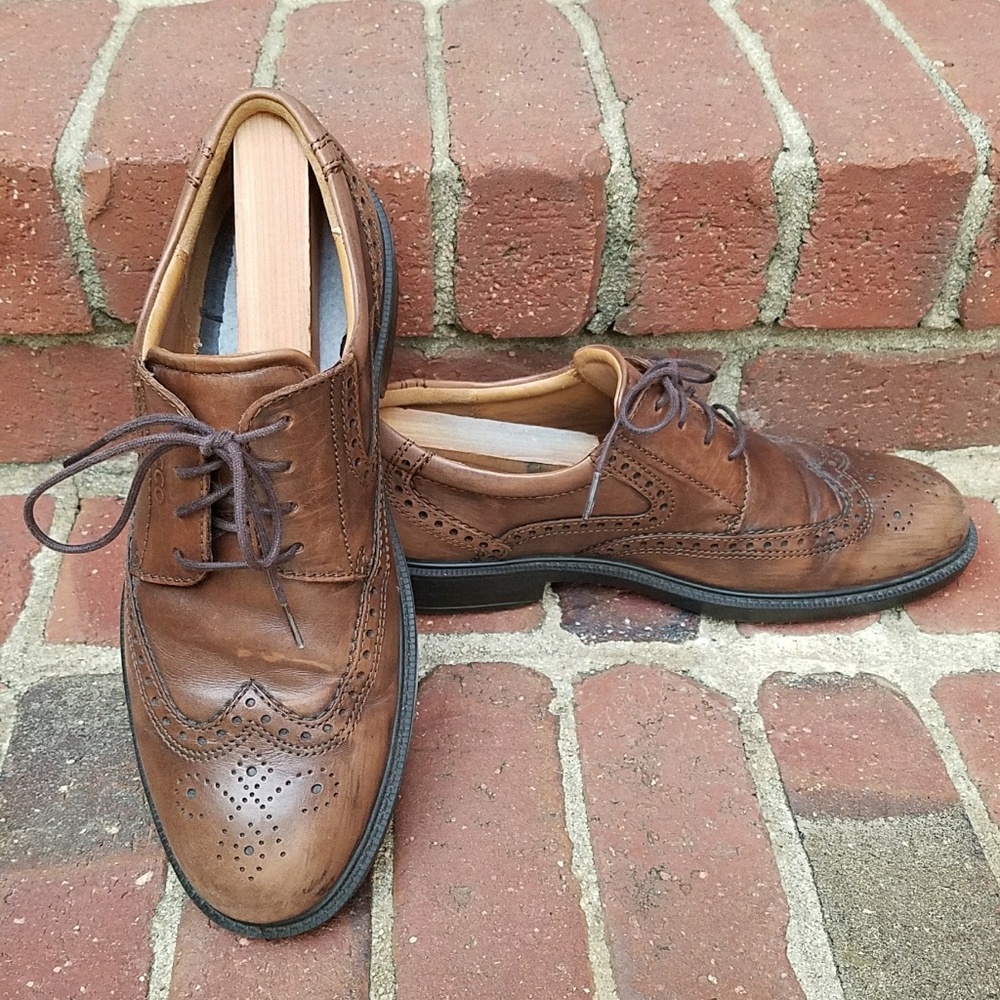 Men's Ecco Harold leather Wingtip Oxfords