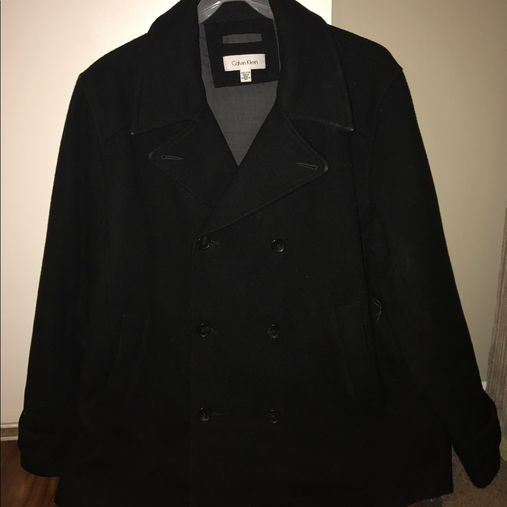 Like New Men's Calvin Klein Pea Coat XXL