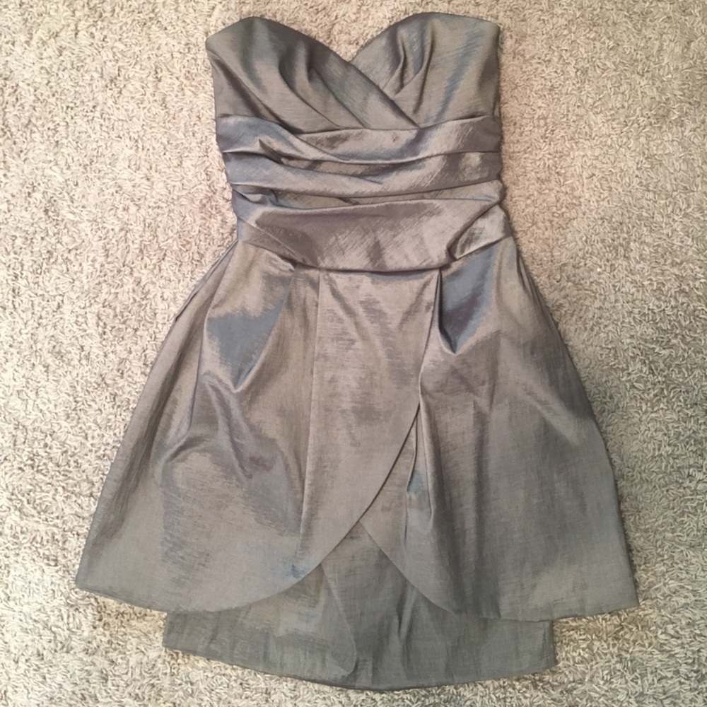 Short pewter dress!