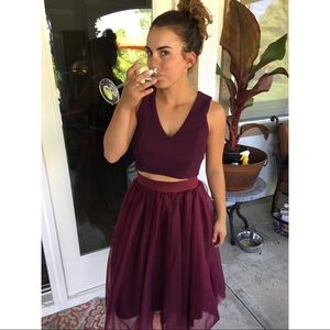 Purple skirt and top set!