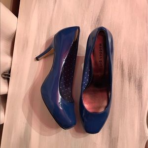 Madden Girl Blue Heels