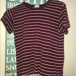 brandy melville stripped tee
