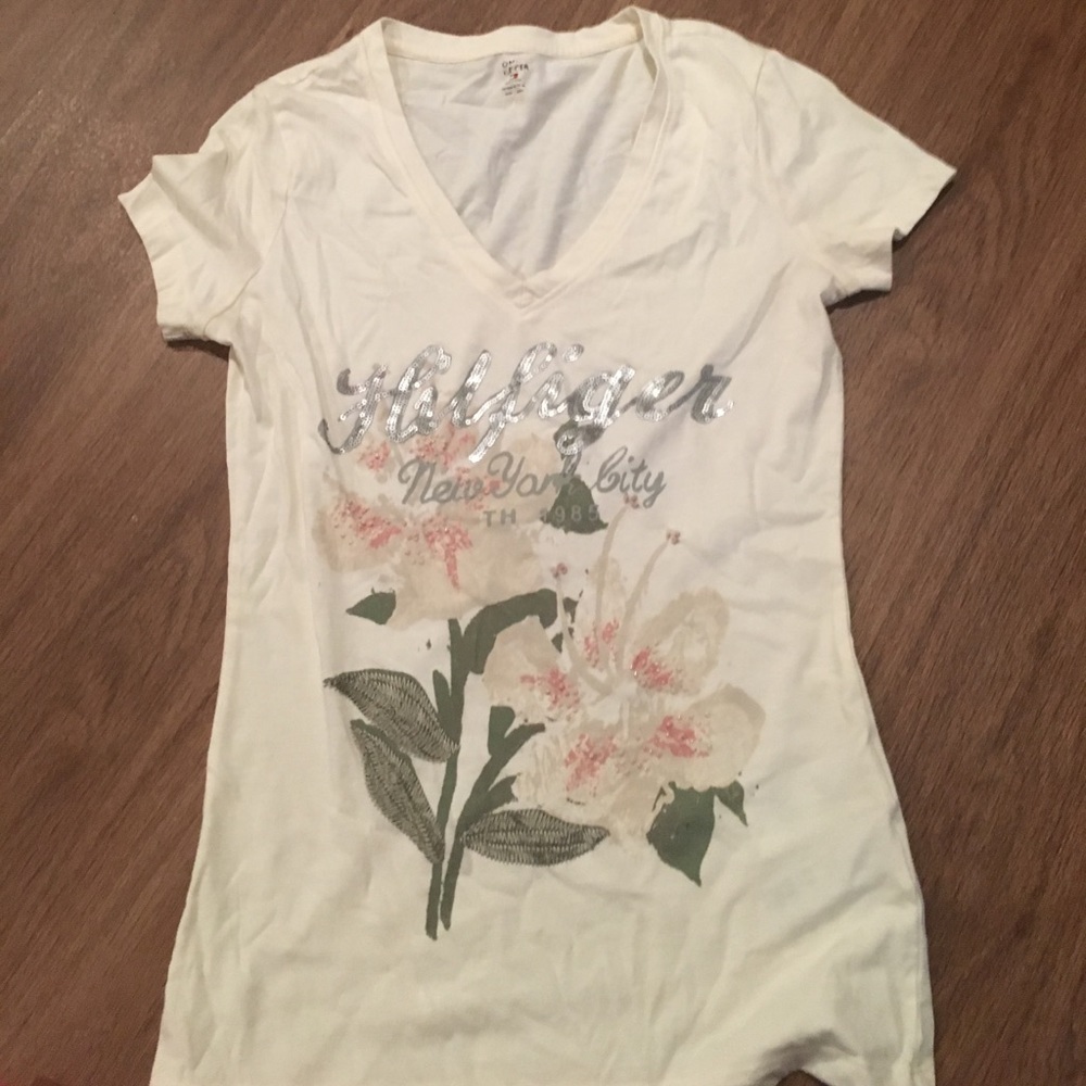 Cream color tee