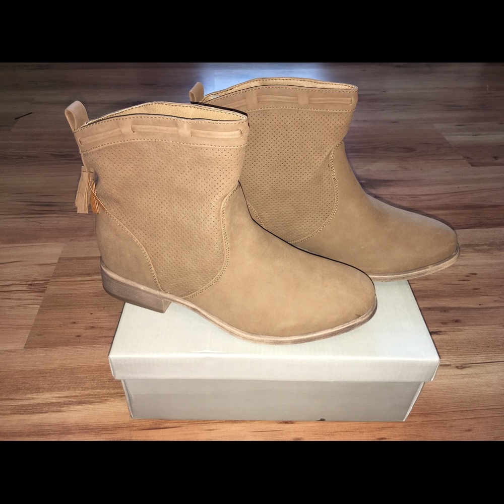Tan Booties