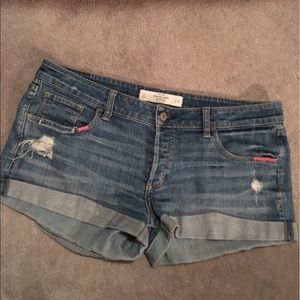 Button up Jean shorts