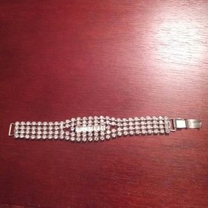 Vintage Bridal Rhinestone Bracelet
